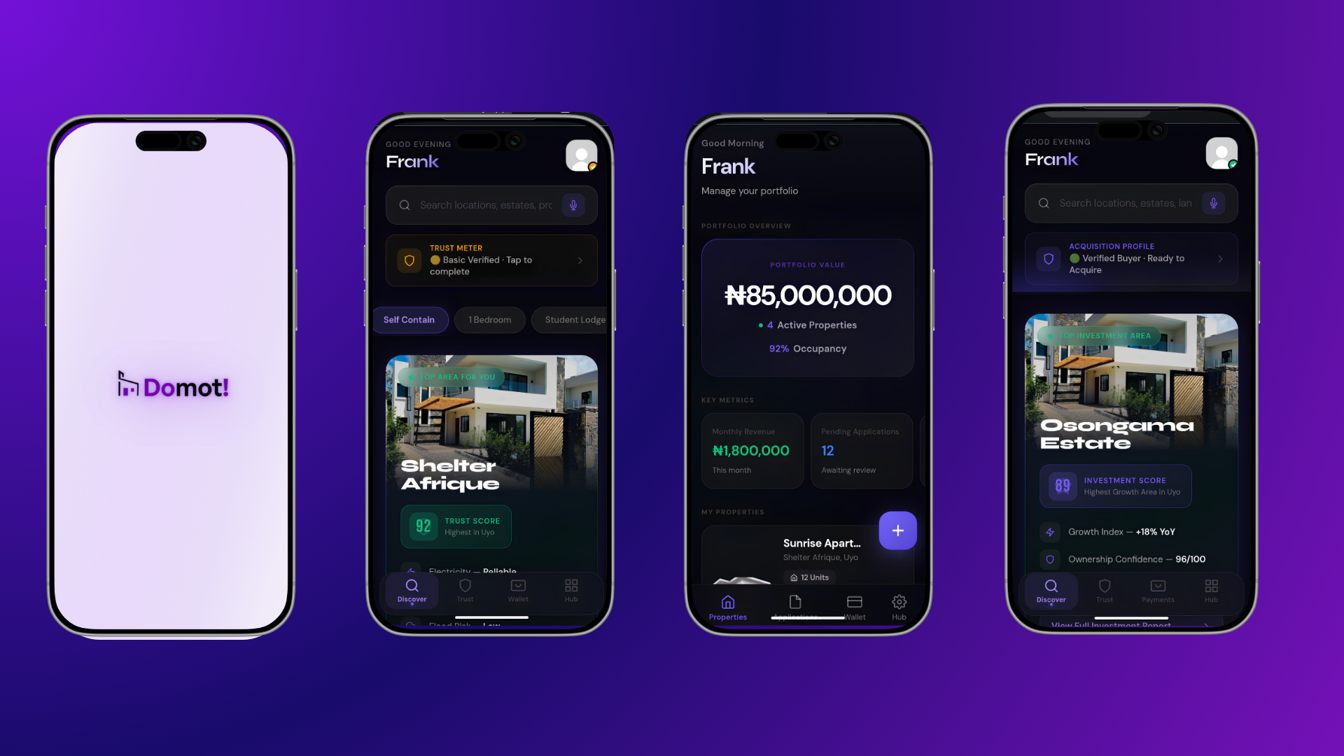 Domot! — Property Transaction Infrastructure