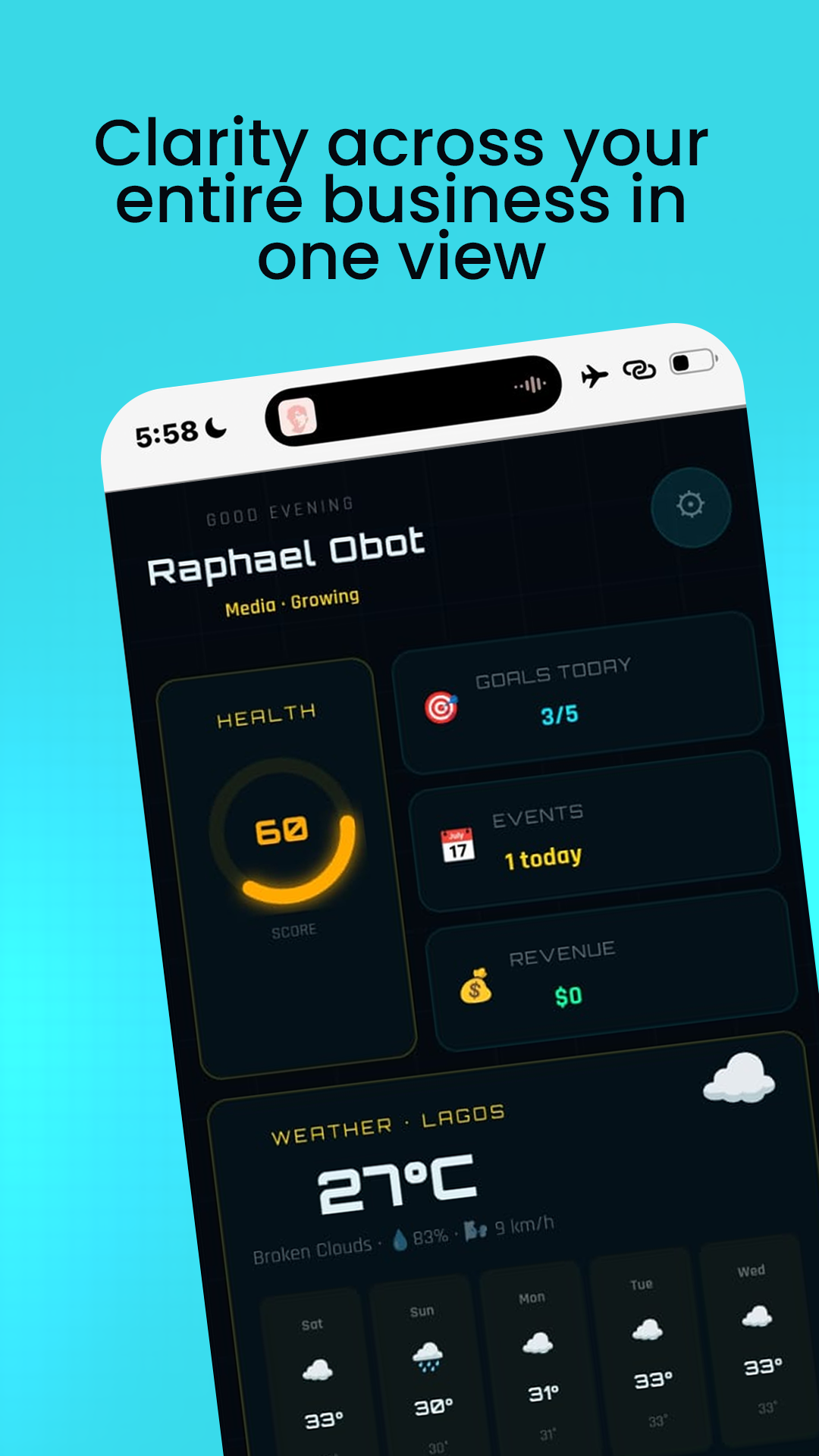 FoundrOS Goals Module