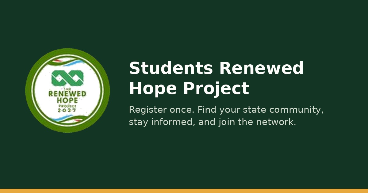 Students Renewed Hope Project